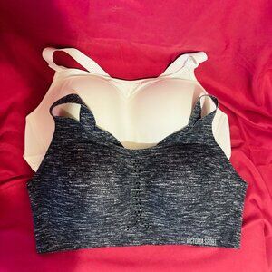 Victoria Sport Sports Bras- 2 pack, black, grey, white, 38D, sportswear, casual